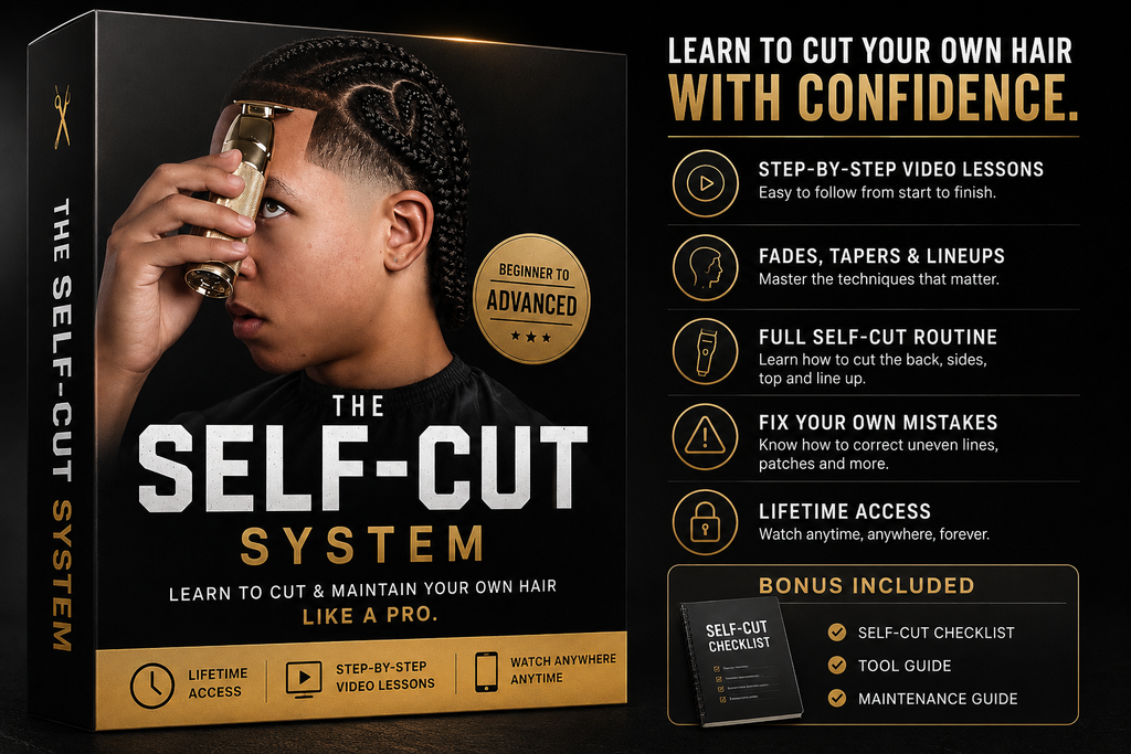 The Self-Cut System — learn to cut and maintain your own hair like a pro.